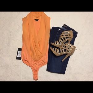 Marciano Creamsicle Thong Bodysuit